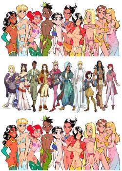 Prinsesas Disney Gender Bender by Ripushko