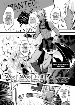 [Bangetsu Setsuka] Woof! Woof! Fall! - The Bitch-Transformation Dungeon Trap (English)